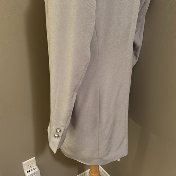 Fredas Grey Tuxedo Long Rear Jacket - Picture 2 of 4